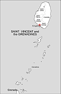Saint Vincent free vector map