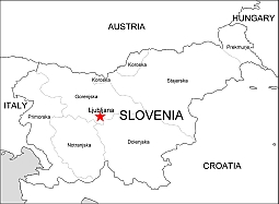 Your-Vector-Maps.com Slovenia free vector map