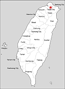 Your-Vector-Maps.com Taiwan free vector map