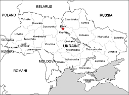 Your-Vector-Maps.com Ukraine free vector map