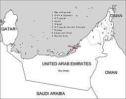 Your-Vector-Maps.com United Arab Emirates
