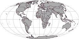 Elliptical free world map