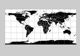 World shilhouette map