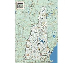 New Hampshire vector county map. 11 MB