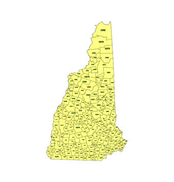 Your-Vector-Maps.com New Hampshire State zip codes
