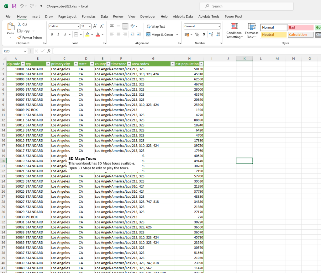 California-zip-code-excel-3dmap