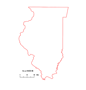 Illionis State free map