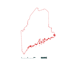 Preview of Maine State free map