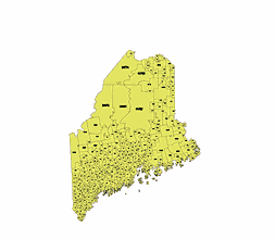 Your-Vector-Maps.com Maine State zip codes
