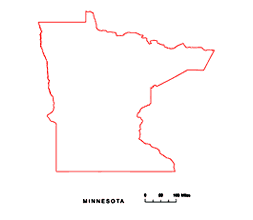 Preview of Minnesota State free map
