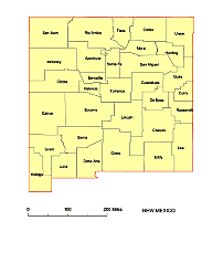 New Mexico county map.ai, pdf, eps, wmf, cdr, pptx, jpg file