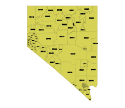 Preview Of Nevada State Zip Codes Your Vector Maps Com   US NV Zip Jpg 