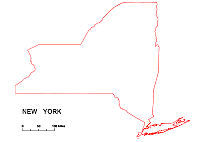 Your-Vector-Maps.com New York State free map