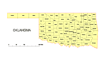 Your-Vector-Maps.com Oklahoma county vector map.ai, pdf, eps, wmf, cdr, pptx, jpg file