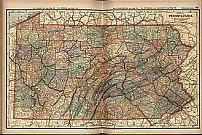 Pennsylvania old map.