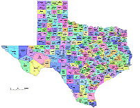 Editable royalty-free map of Texas, TX in vector-graphic online store.