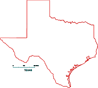 Your-Vector-Maps.com Texas State free map