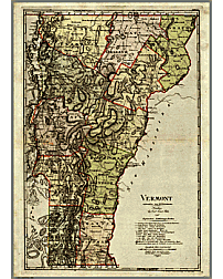 Vermont old map