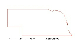 Preview of Nebraska State free map