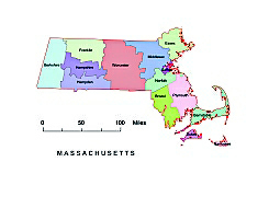 Massachusetts colored county vector map, ai.pdf