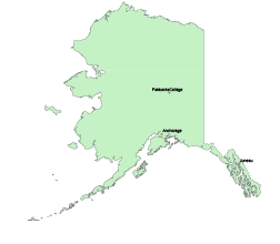 Alaska state free vector shape