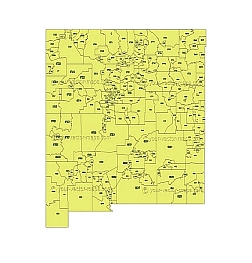 New Mexico State zip codes,5 digit editable zip code map of New Mexico