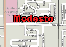 Your-Vector-Maps.com Modesto-CA