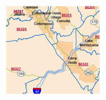 Arizona zip code vector map 9 MB.