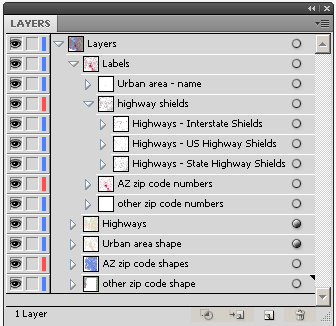 Simple Layer structure of the file
