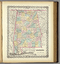 Your-Vector-Maps.com 2.Old map of Alabama. Non vector map. Resolution 72 ppi.(Low) Free download