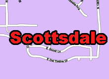 Scottsdale printable map