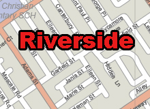 Riverside printable map