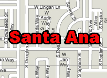Santa Ana vector map
