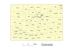 Your-Vector-Maps.com Colorado vector county map.ai, pdf, cdr, eps, wmf, eps, pptx, jpg