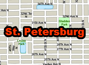 StPetersburg vector map