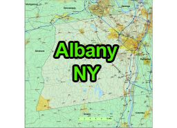 US-NY-Albany-county-map