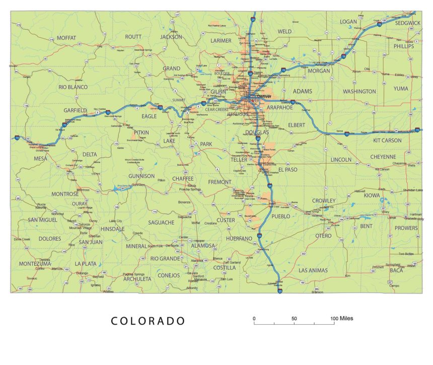 preview of colorado state vector road map lossless scalable aipdf map