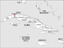 Cuba free vector map | Your-Vector-Maps.com