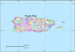 Puerto Rico | Your-Vector-Maps.com