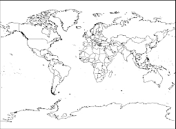 Free World Map Miller Projection | Printable Vector Maps