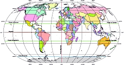 World vector maps . Robinson projection (oval format) media - Your ...