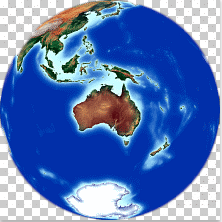 Australia centered Earth Globe