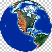 North America from Space.