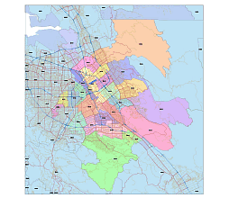 Your-Vector-Maps.com San Jose zip-code map