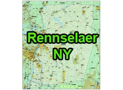 US-NY-Rensselaer-county-map