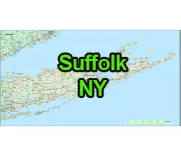 US-NY-Suffolk-county-map