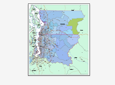 Your-Vector-Maps.com Washington King and Snohomish county